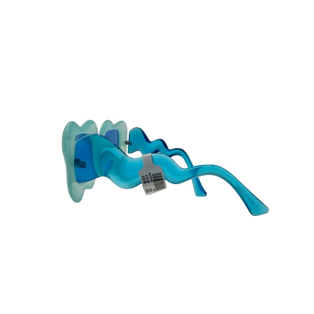 Urban Outfitters Blue Wavy Sunglasses - Picture 2 of 4